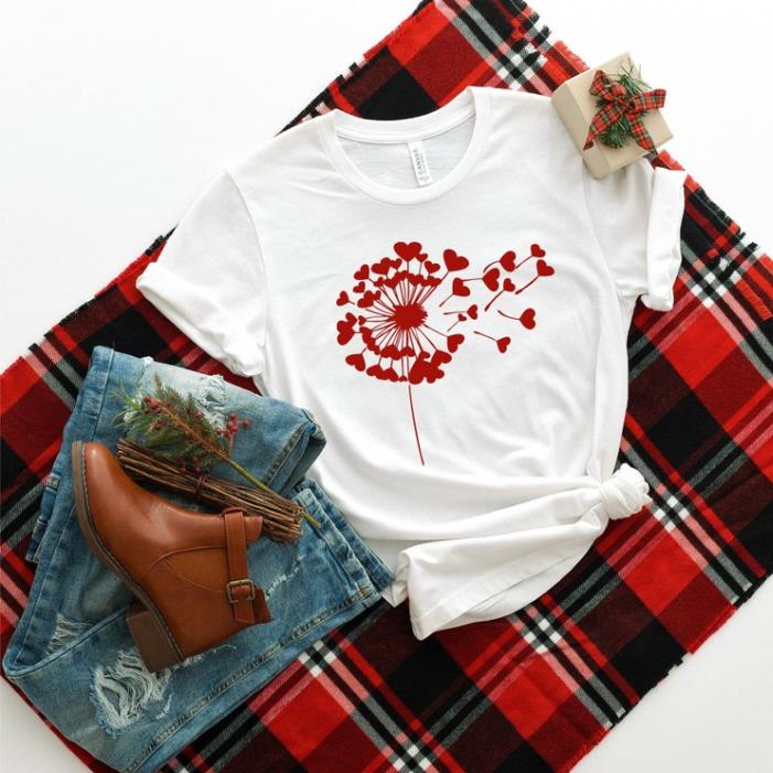 Dandelion Heart Valentine's day shirt