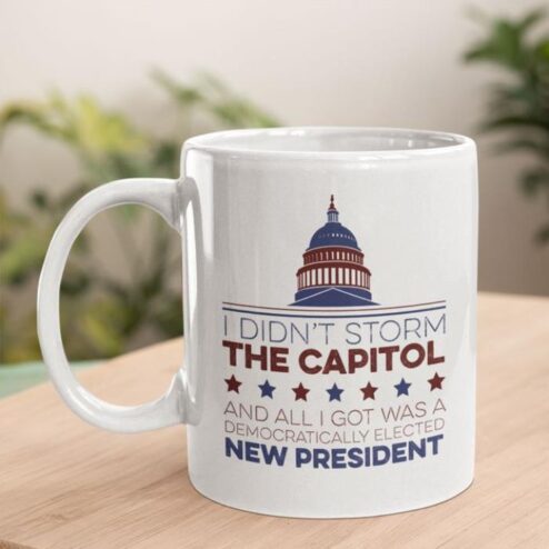 I didn't storm the capitol and all I got was a democratically elected new president mug