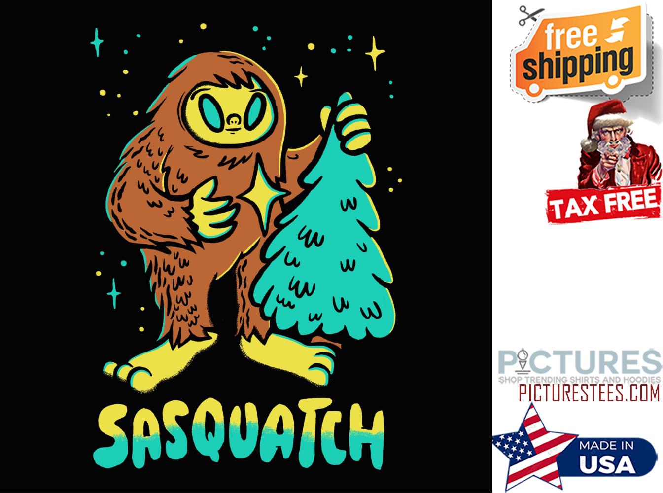 Big foot pine saquatch shirt