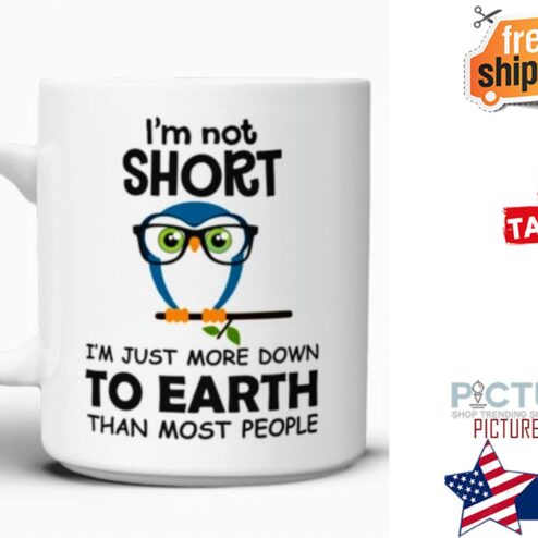 Bird i'm not short i'm just more down to earth than most people mug