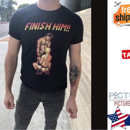 BJ finish him video game shirt