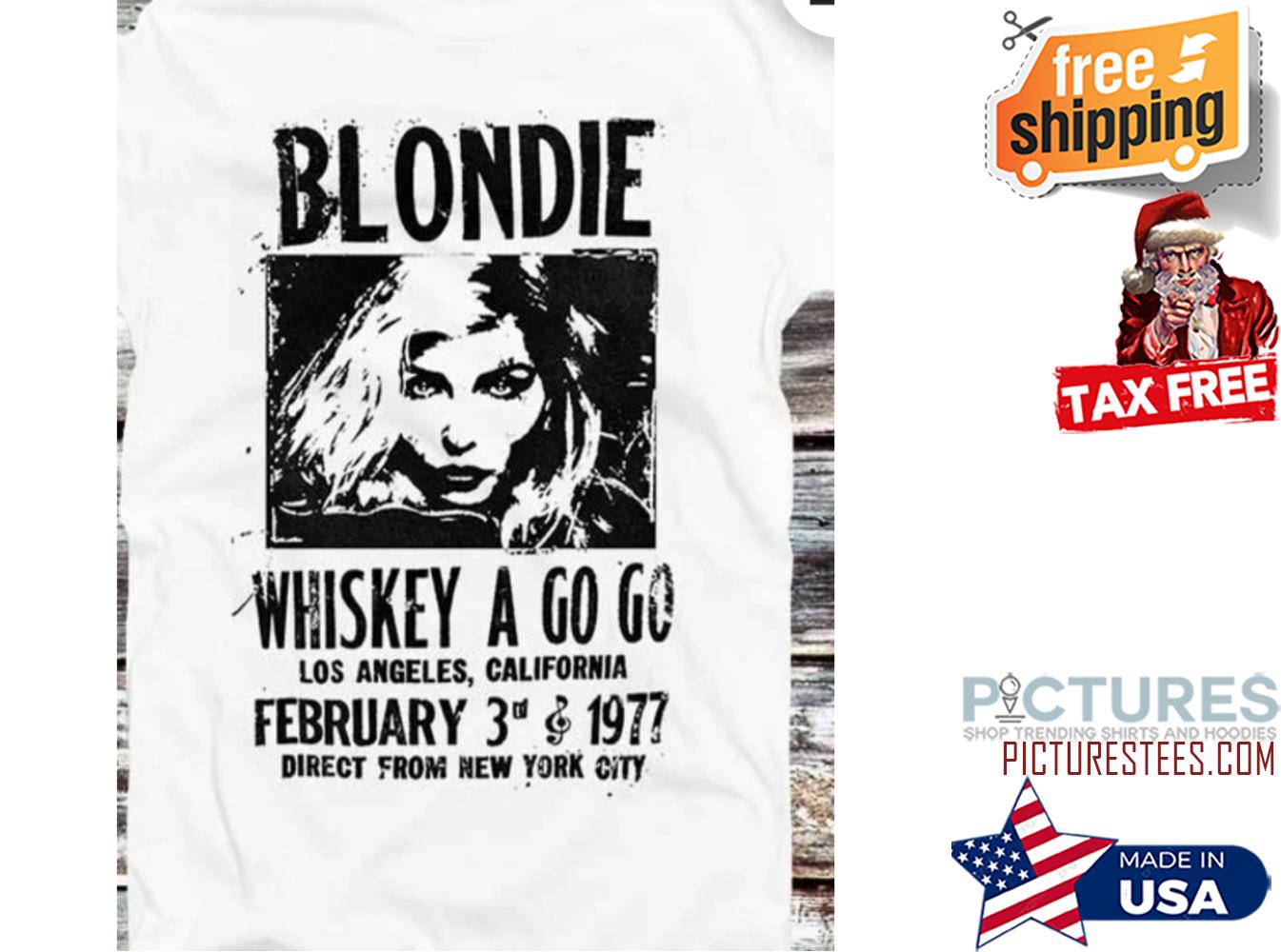 Blondie los angeles february direct from new york city shirt - Guineashirt  Premium ™ LLC