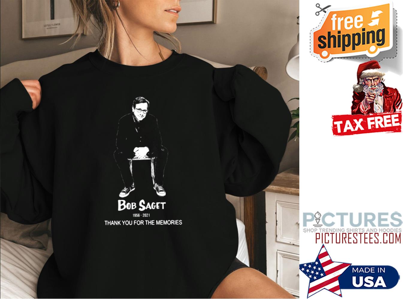 Bob Saget thank you for the memories sweatshirt