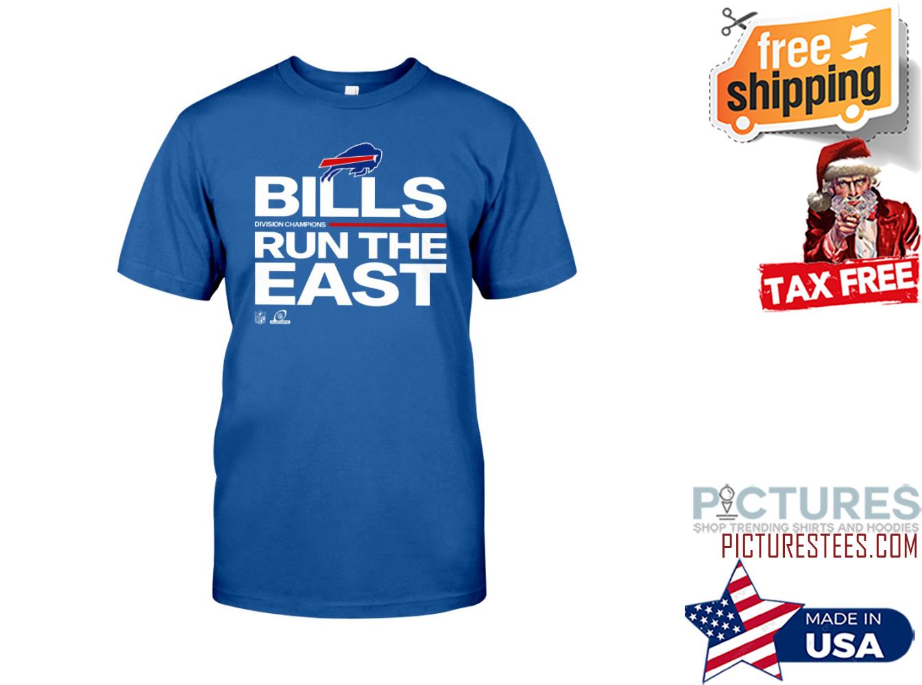FREE shipping Buffalo Bills run the east shirt, Unisex tee, hoodie,  sweater, v-neck and tank top