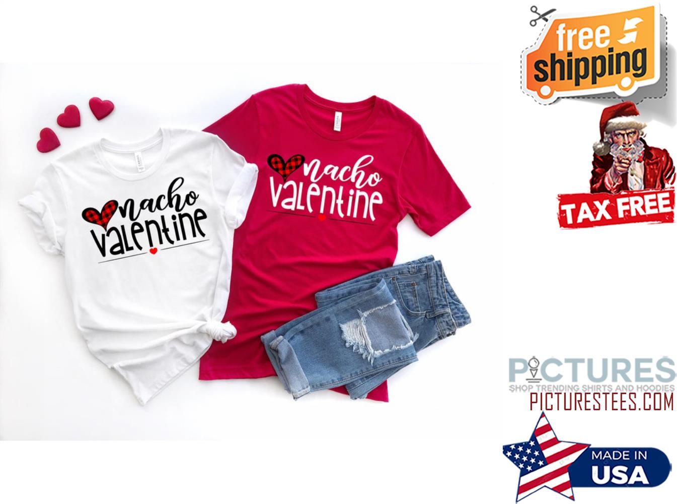Buffalo Plaid Nacho Valentine's day shirt