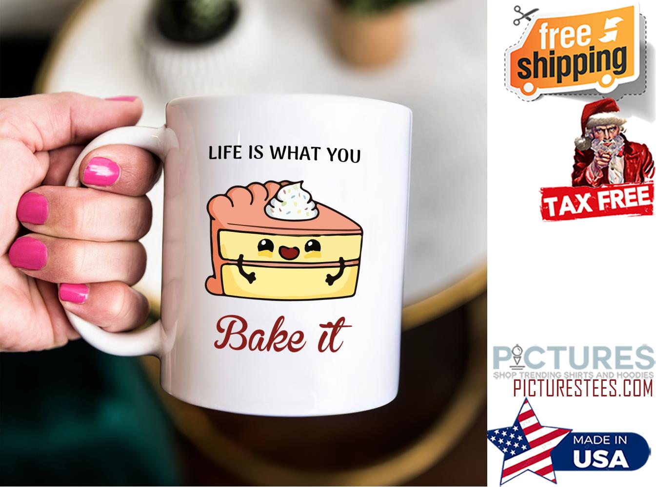 Cake life is what you bake it mug