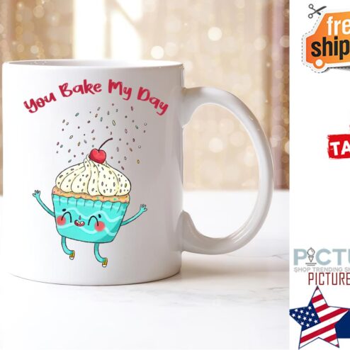Cake you bake my day mug