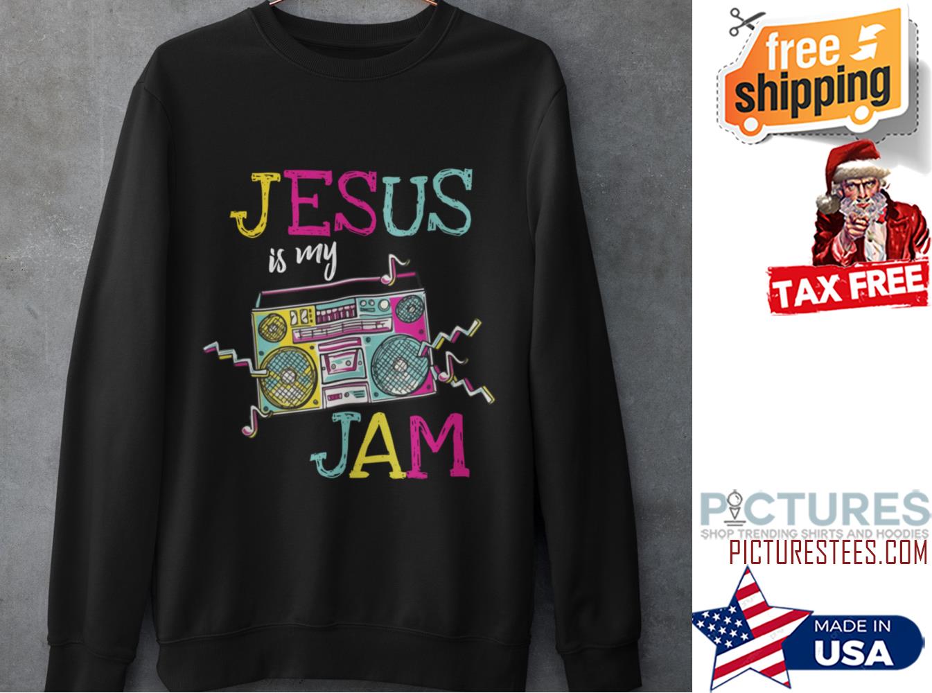 Casset Jesus is my Jam shirt