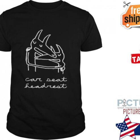 Cat car seat headnest shirt