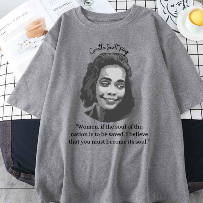 Coretta Scott King Portrait And Quote shirt
