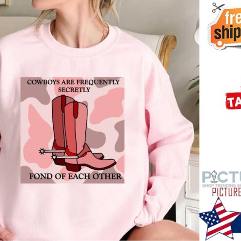 Cowboys Are Frequently Secretly Fond Of Each Other Leopard Pink shirt
