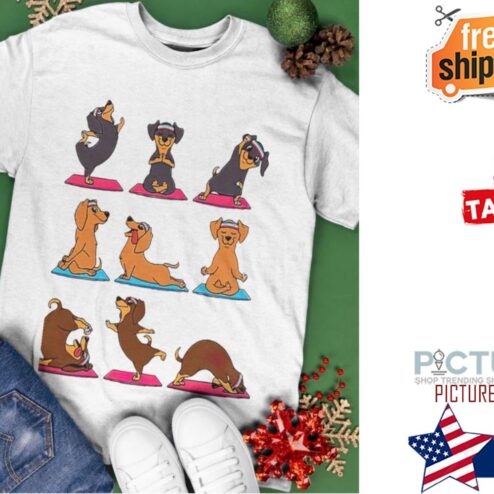 Dachshund Yoga funny shirt