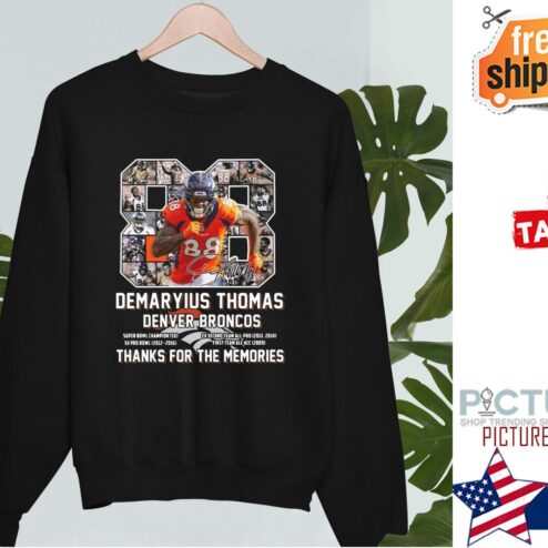 Demaryius Thomas Denver Broncos Thank You For The Memories Shirt