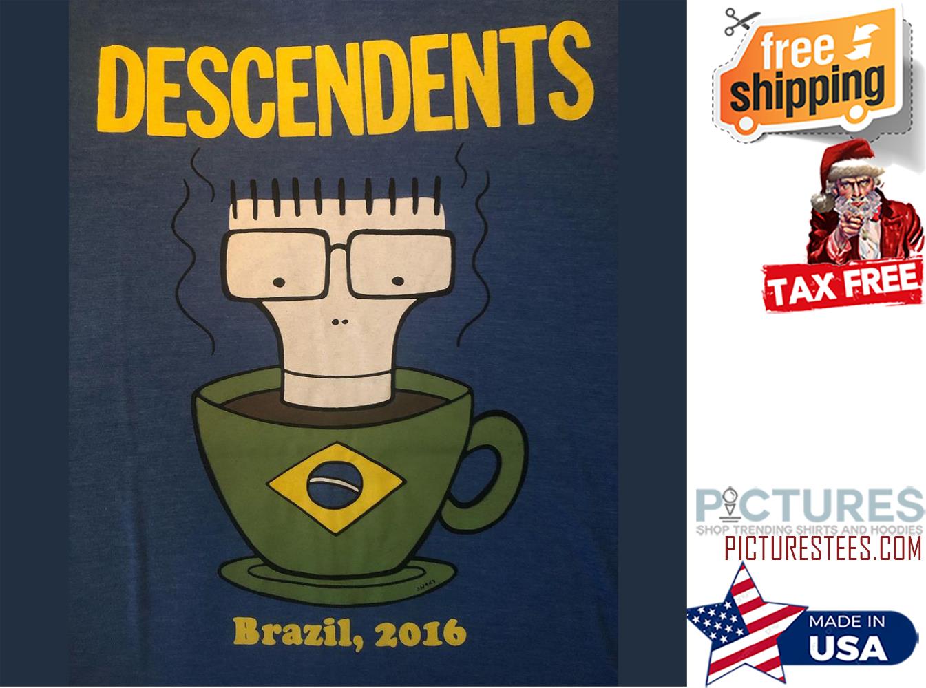 Descendents Brazil 2016 coffee cup shirt Descendents Brazil 2016 coffee cup shirt