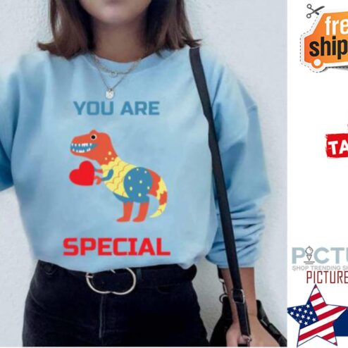 Dinosaur You Are Special For Me Valentine's day shirt