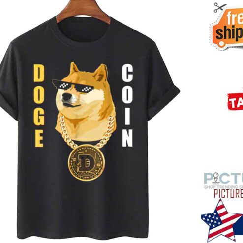 Dogecoin Cryptocurrency Thug Doge Gansta Crypto Altcoin shirt