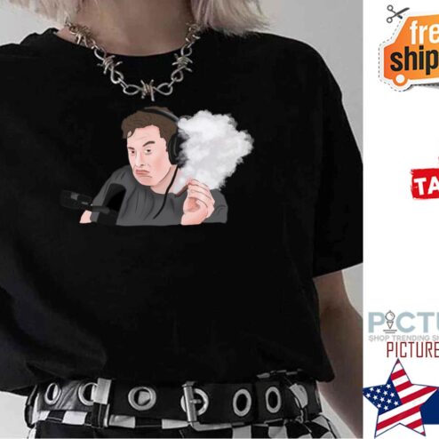 Elon Musk Smoking Weed Meme shirt