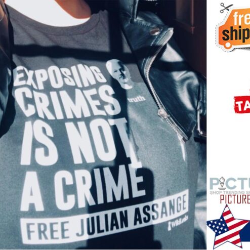 Exposing crimes is not a crime free Julian Assange shirt