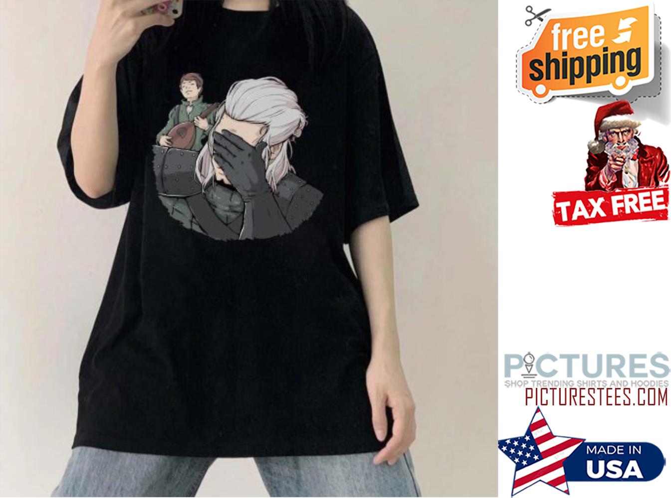 Face Palm The Witcher Funny Gift shirt