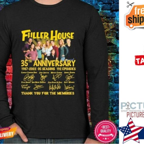 Filler House 35th anniversary 1987-2022 thank you for the memories signatures shirt