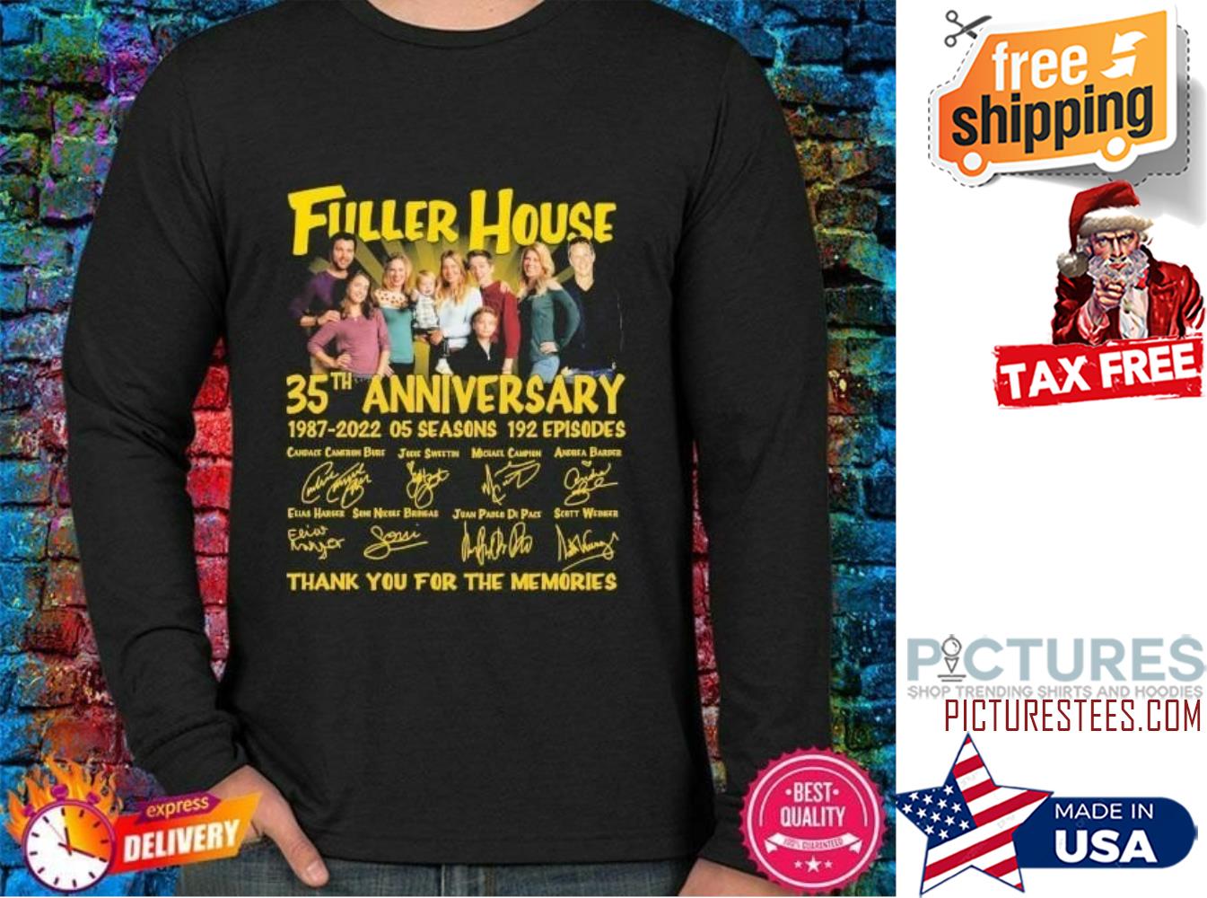 Filler House 35th anniversary 1987-2022 thank you for the memories signatures shirt
