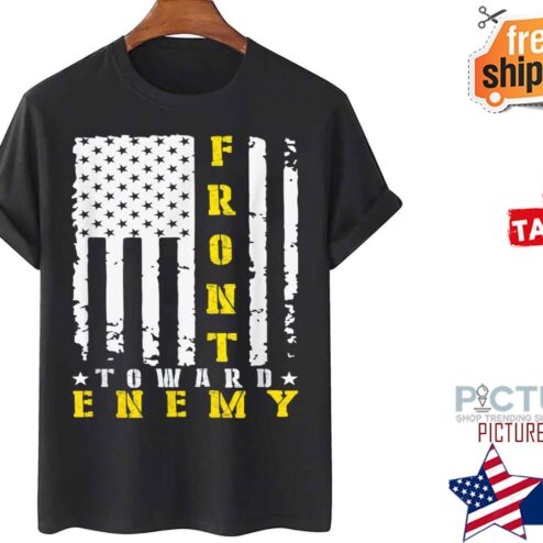 Front Toward Enemy American Flag Vintage shirt