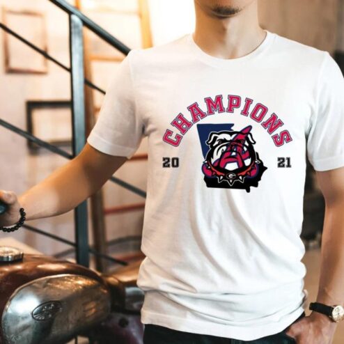 Georgia Bulldogs & Atlanta Braves Celebration National Championship shirt