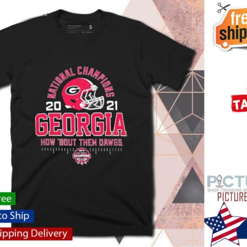 Georgia Bulldogs College Football Playoff 2021 National Champions Helmet shirt