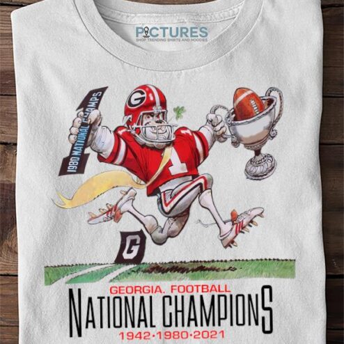 Georgia football national championship 1942 1980 2021 shirt