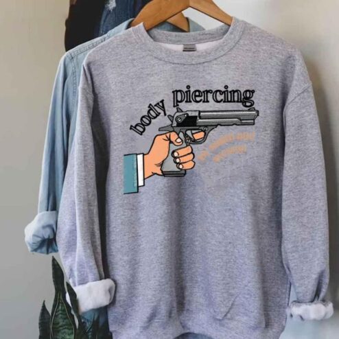 Gun Body Piercing By Smith And Wesson shirt