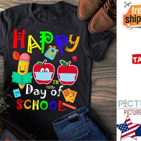 Happy 100th day of school quarantine pandemic shirt