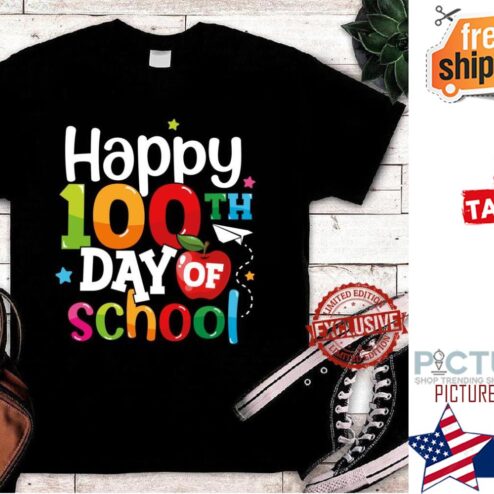 Happy 100th day of school shirt