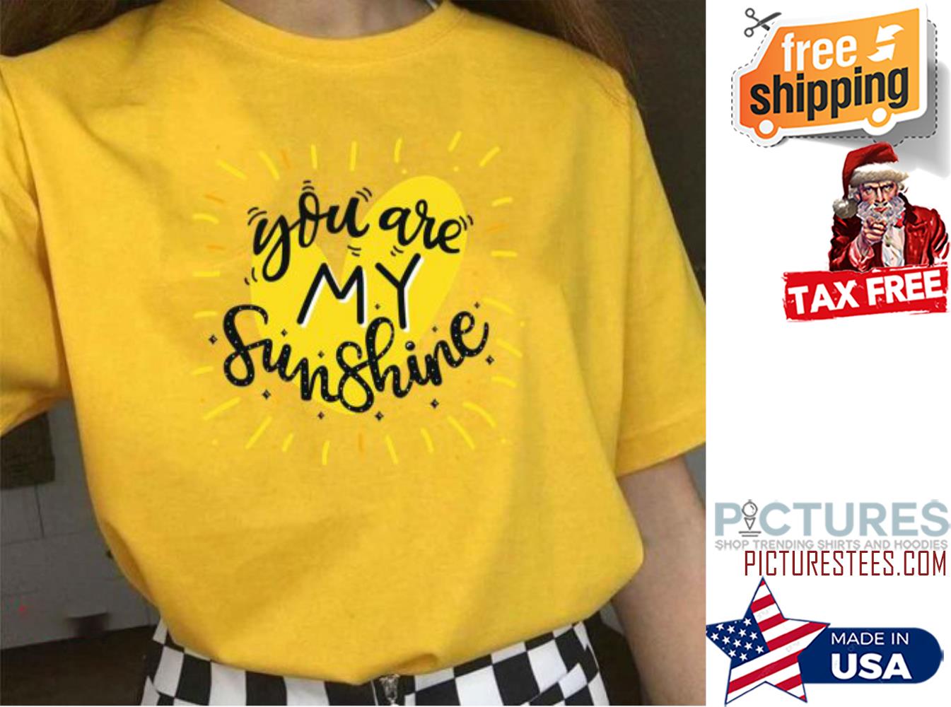 Heart You Are My Sunshine Valentine’s Day shirt