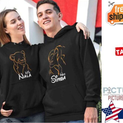 His Nala Her Simba Lion King Couple Valentine's day shirt
