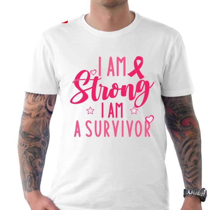 I Am Strong Survivor Support Cancer Awareness shirt