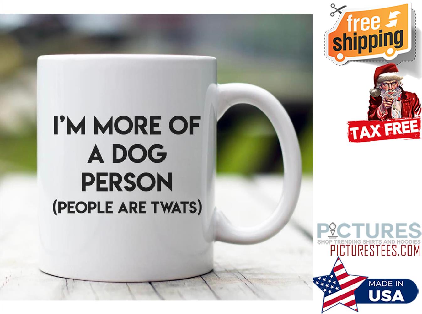 I'm more of a dog person people are twats mug