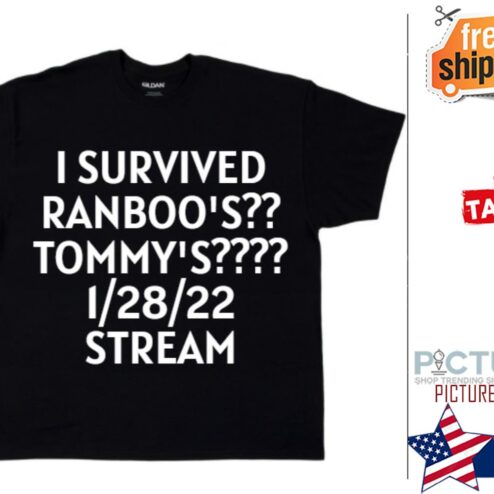 I survived ranboo's Tommy's 1-28-22 stream shirt