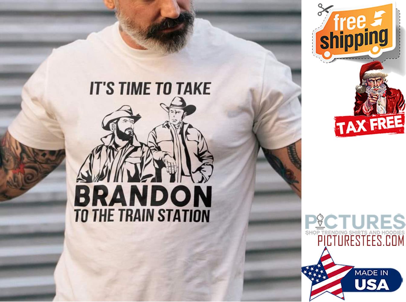 It's time to take Brandon to the train station shirt