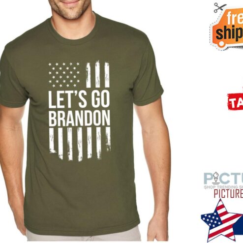 Joe Biden let's go Brandon FJB american flag shirt