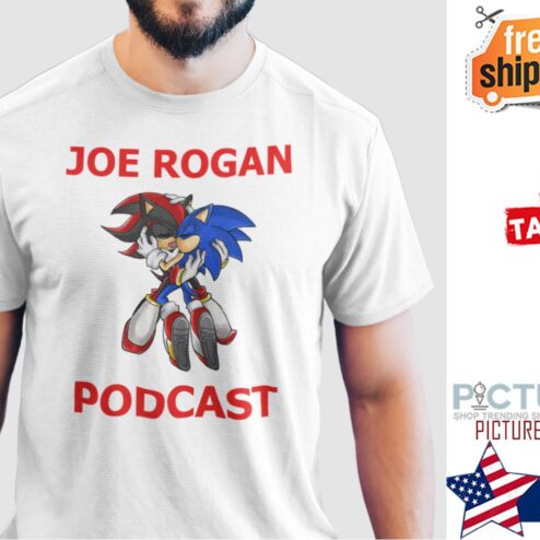 Joe Rogan Podcast Sonic Hedgehog shirt