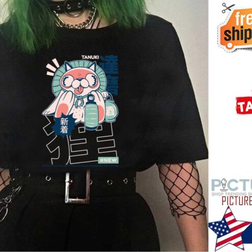 Kawaii Tanuki Yokai Cute Japanese shirt