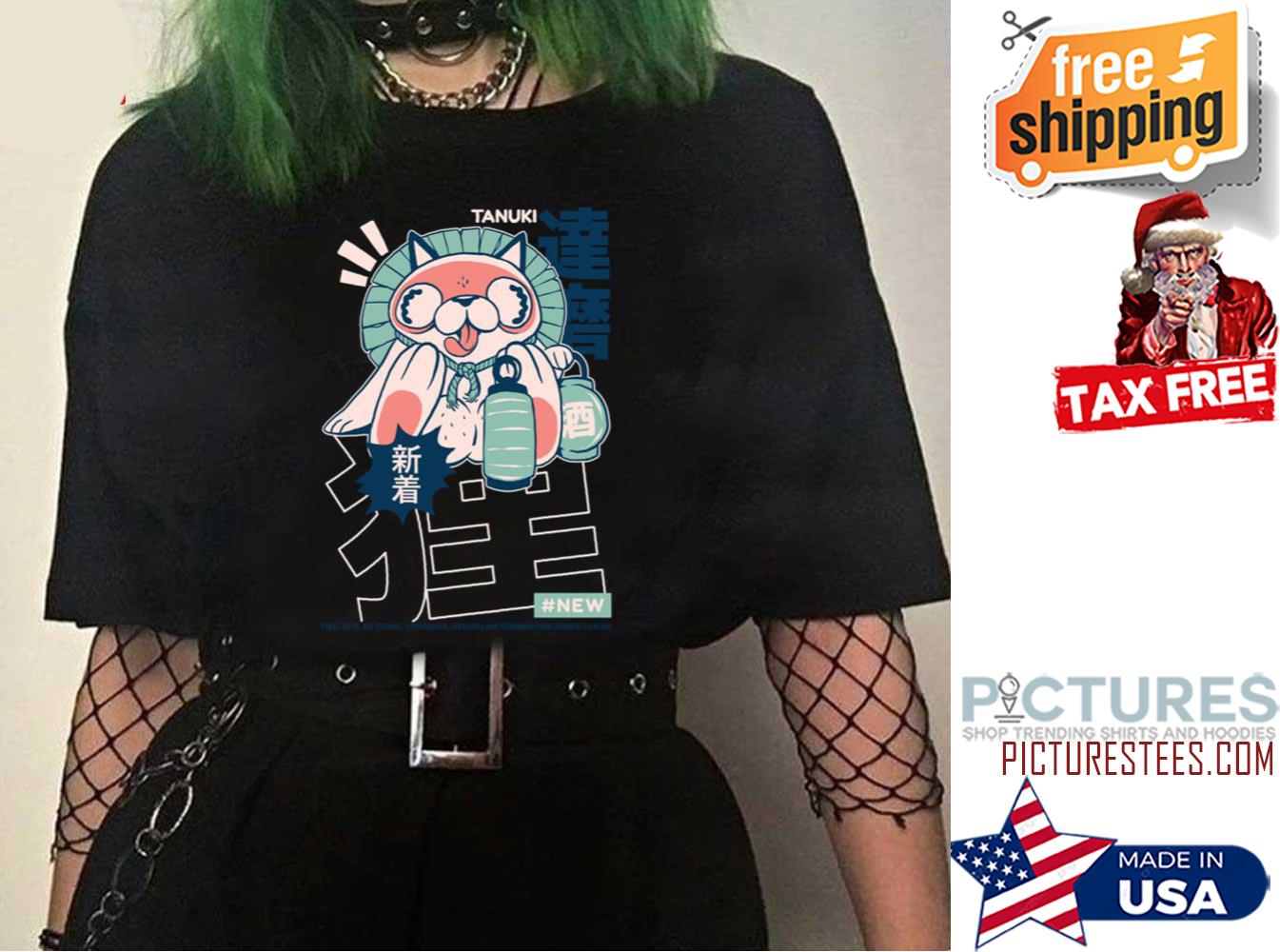 Kawaii Tanuki Yokai Cute Japanese shirt