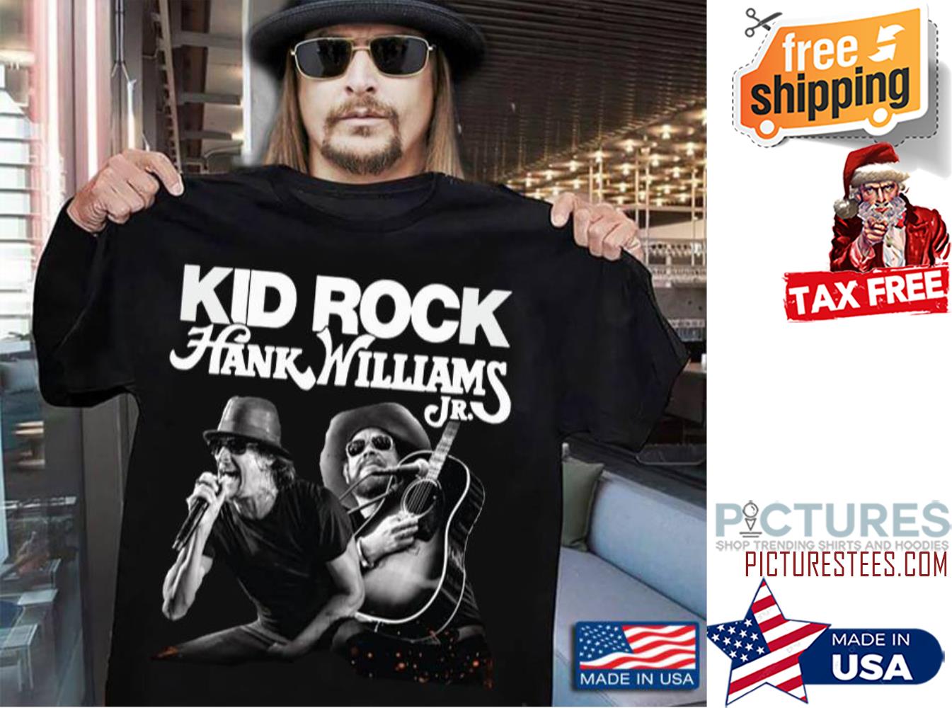 lava beschermen ginder FREE shipping Kid Rock Hank Williams JR shirt, Unisex tee, hoodie, sweater,  v-neck and tank top