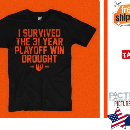 Let’s go Bengals I survived the 31 Year playoff win brought shirt