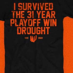 FREE shipping Let's go Bengals I survived the 31 Year playoff win