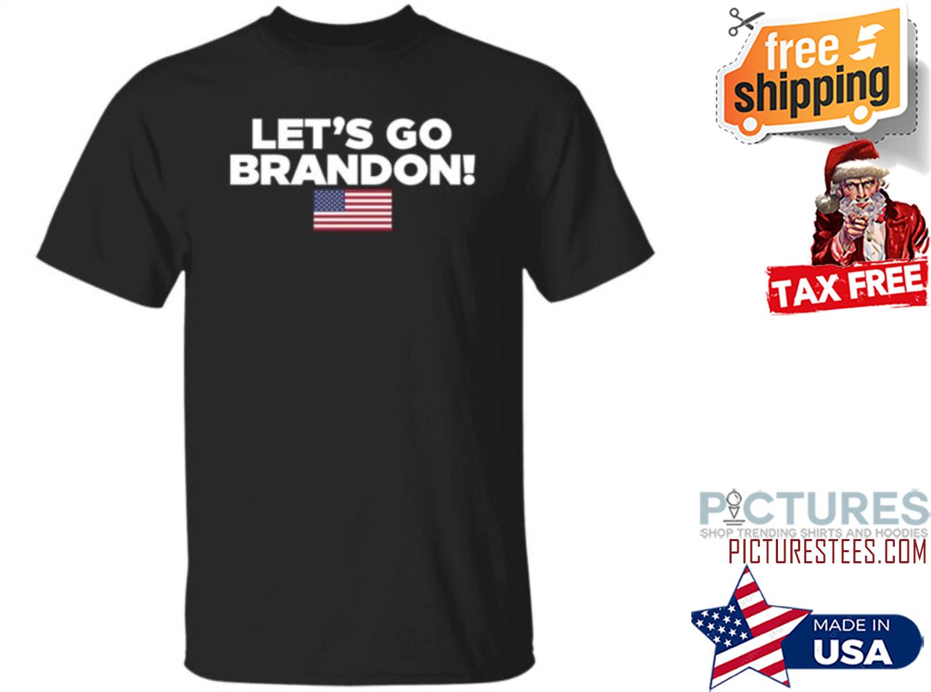 Let’s Go Brandon American flag shirt