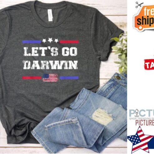 Let’s Go Darwin American flag vintage shirt