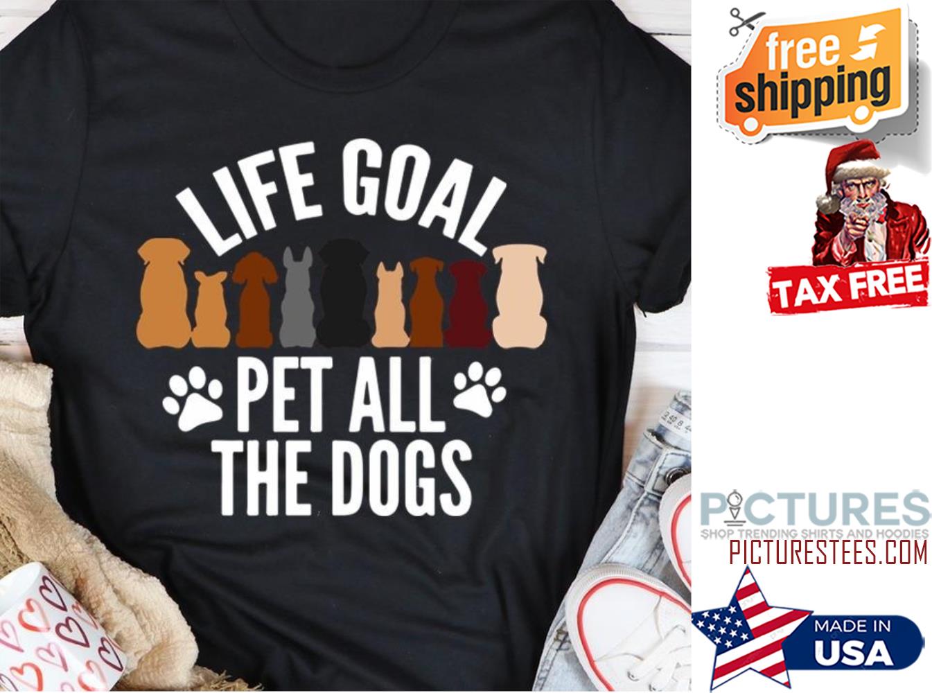 pet all the dogs shirt