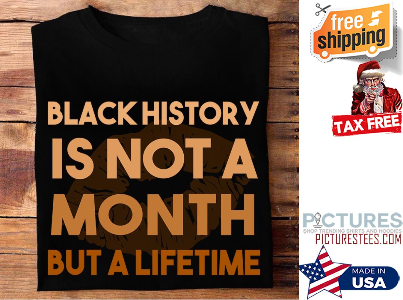 Lips black history is not a month but a lifetime shirt