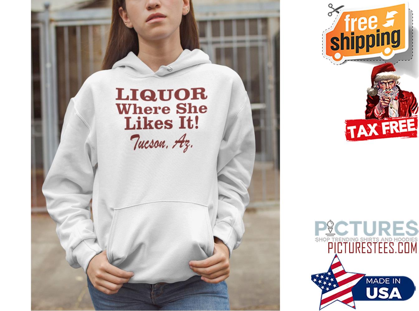 Liquor where she likes it hoodie